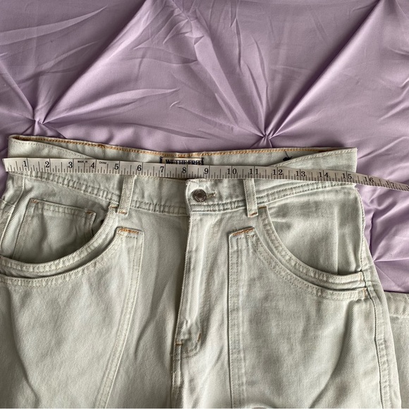 Free People We the Free Piper Wide Leg Jeans Bleach Bloom Women’s 27 $128 MSRP - Picture 11 of 15